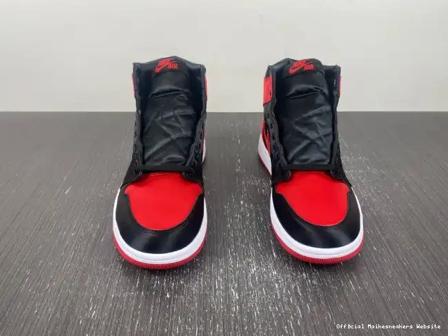 Official Maikesneakers Jordan High 1 Satin Air WMNS OG FD4810-061 Bred 0516